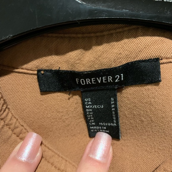 Forever 21 Clay Button-Up Top - Picture 2 of 4